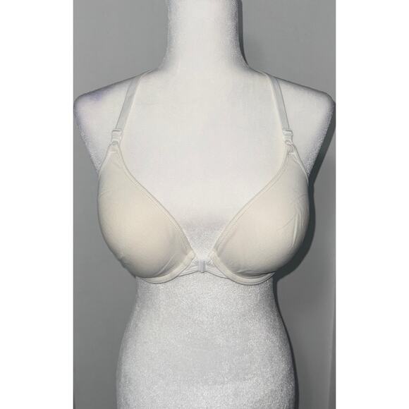 b.Tempt'd by Wacoal 38C Racerback Bra Front Closure Intimates Feminine Lace Soft - Picture 1 of 7